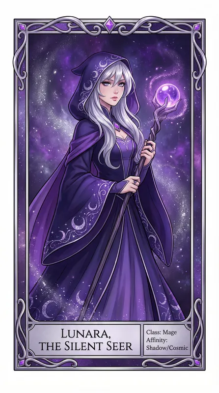 月影法师角色卡片——男同动漫 | 男同动漫社区平台精选动漫角色